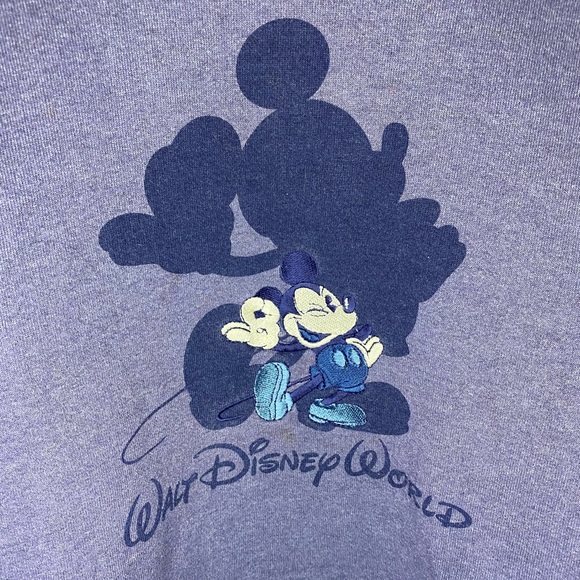 Vintage 90s Disney Mickey Mouse Embroidered Sweatshirt - Picture 4 of 4